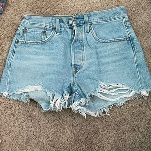 Levi’s 501 original denim shorts